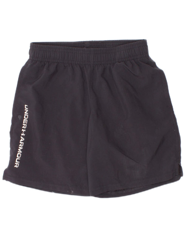 Under Armour Pantalones cortos deportivos con gráficos para niños 7-8 años Pequeño Poliéster negro