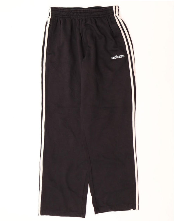 ADIDAS Pantalones de chándal para mujer Reino Unido 44 Grande Algodón negro