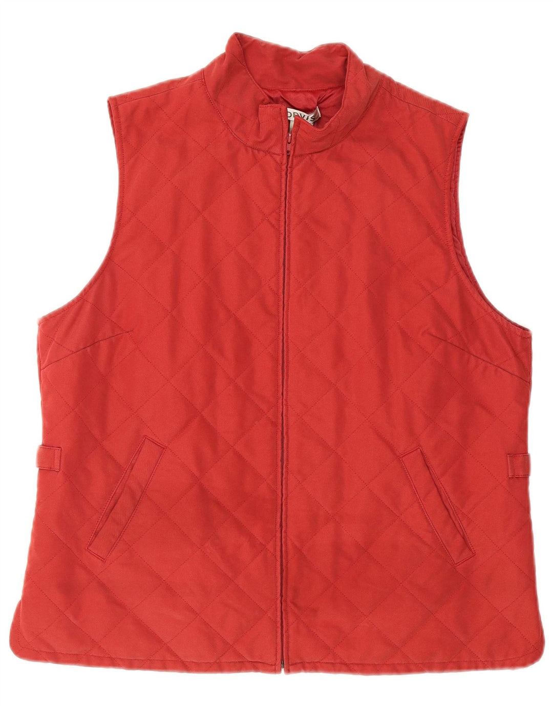 Orvis Chaleco acolchado para mujer UK 46 Grande Poliéster rojo