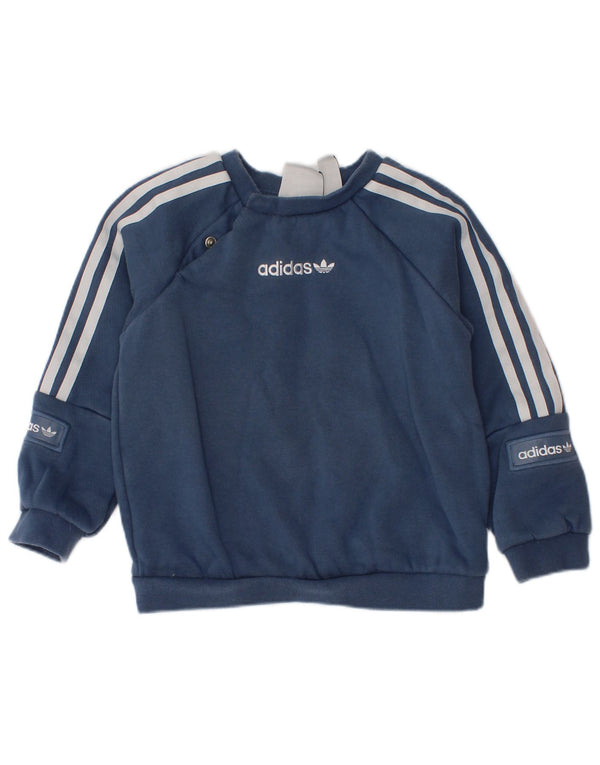 Adidas Chándal completo gráfico para bebé niño 12-18 meses Algodón azul