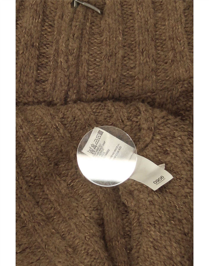 Marks & Spencer Jersey con Cuello y Cremallera para Hombre Acrílico Marrón Medio