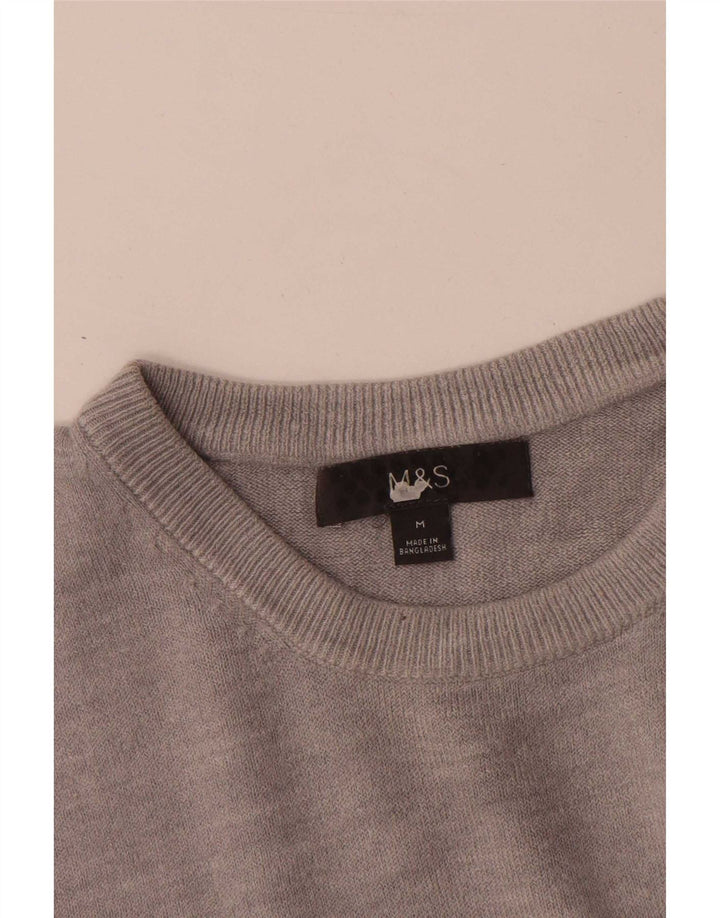 Marks & Spencer Suéter De Cuello Redondo Para Hombre Acrílico Gris Medio