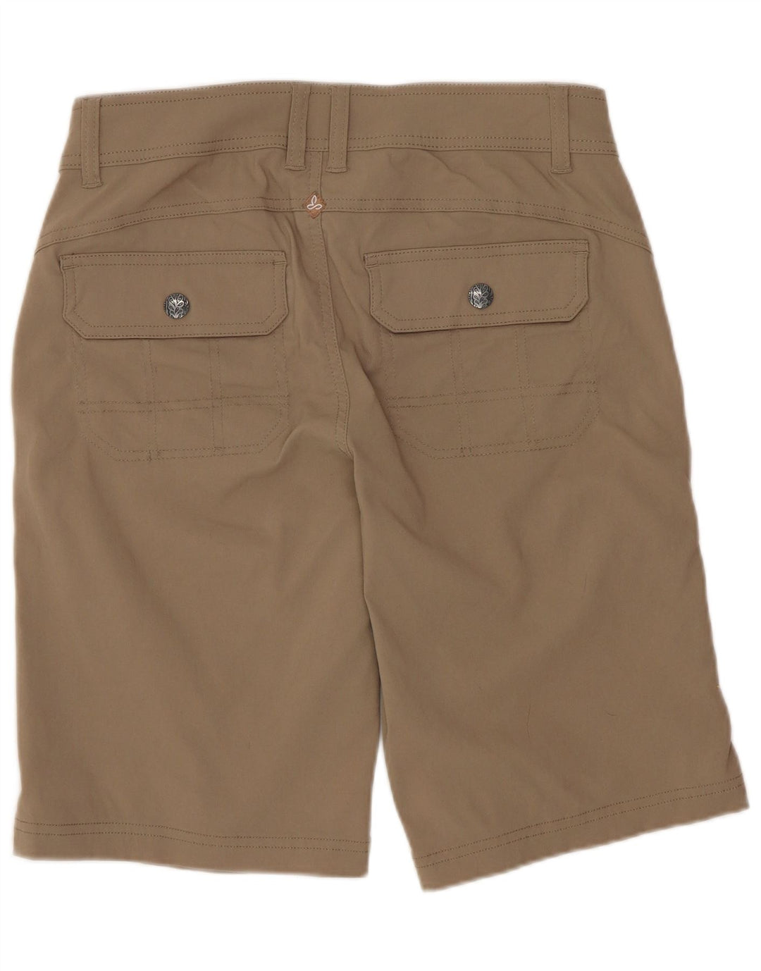 PRANA Pantalones cortos cargo para mujer US 2 XS W30 Beige Nylon