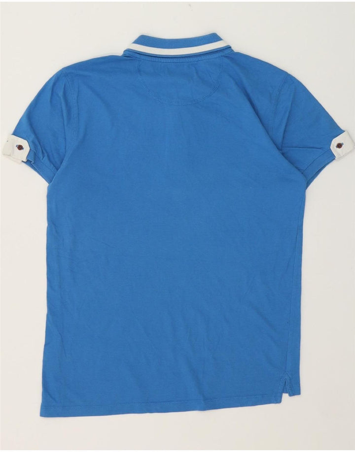 JACK & JONES Mens Polo Shirt Medium Blue Cotton Vintage Jack & Jones and Second-Hand Jack & Jones from Messina Hembry 