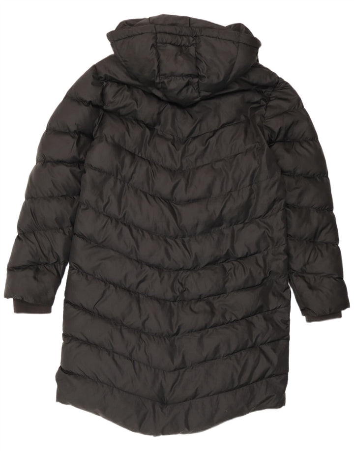 New Balance Abrigo acolchado extragrande con capucha para mujer Reino Unido 44 Mediano Negro