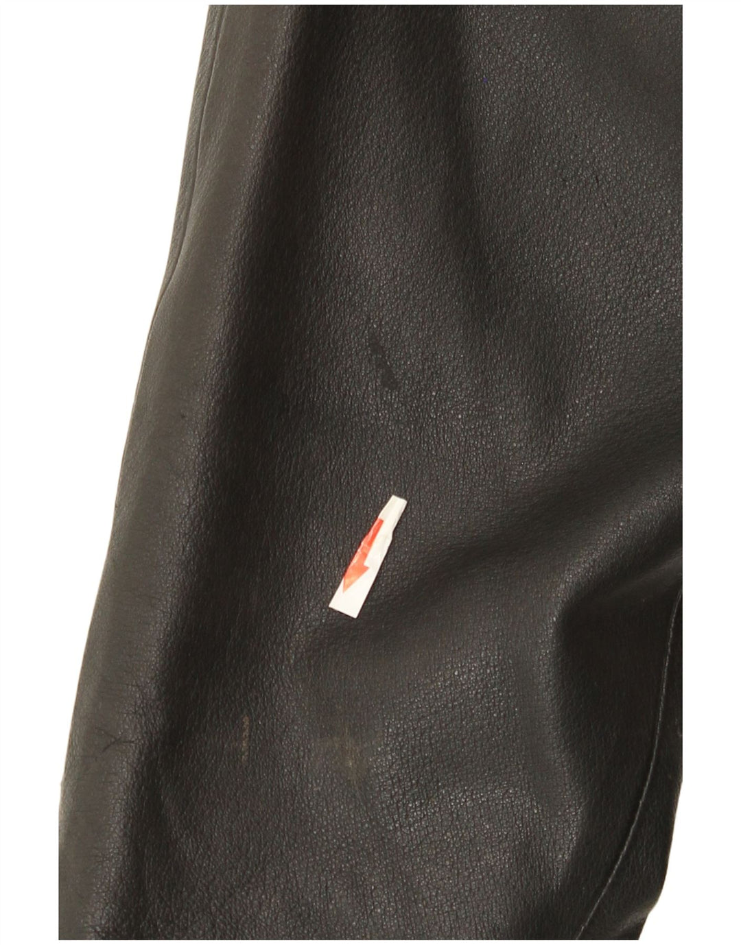 Vintage mujer chaqueta de cuero de gran tamaño IT 48 2XL cuero negro