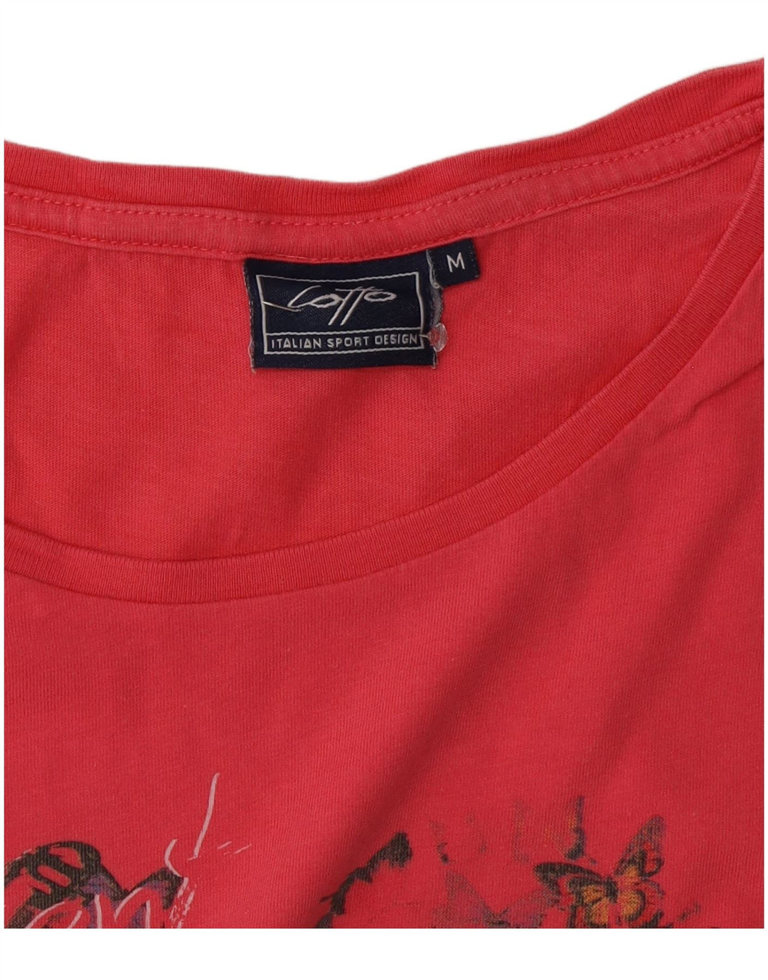 Lotto Camiseta gráfica para mujer Top UK 42 Medium Pink