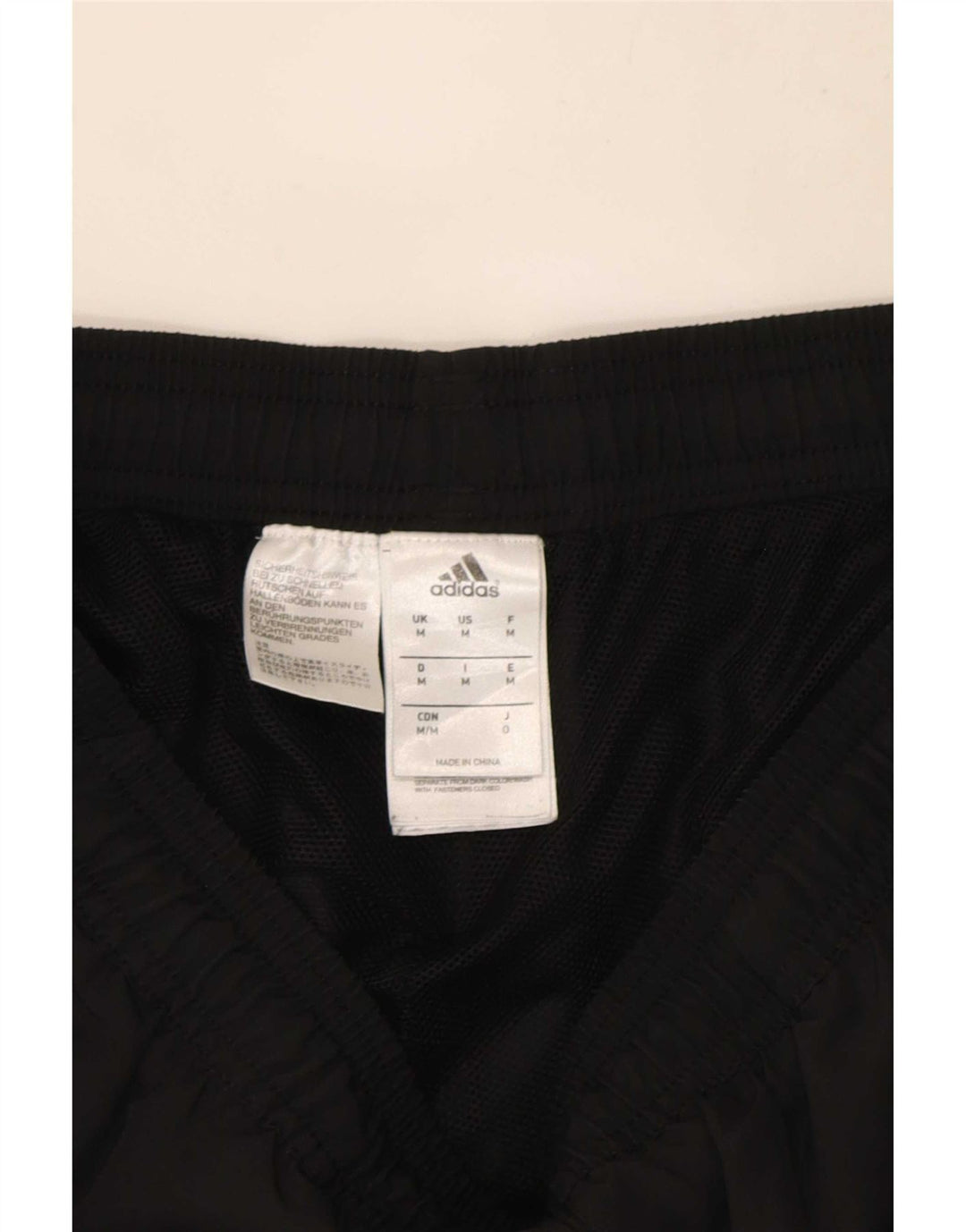Adidas Hombre Pantalones De Chándal Joggers Medium Negro Colorblock Poliéster