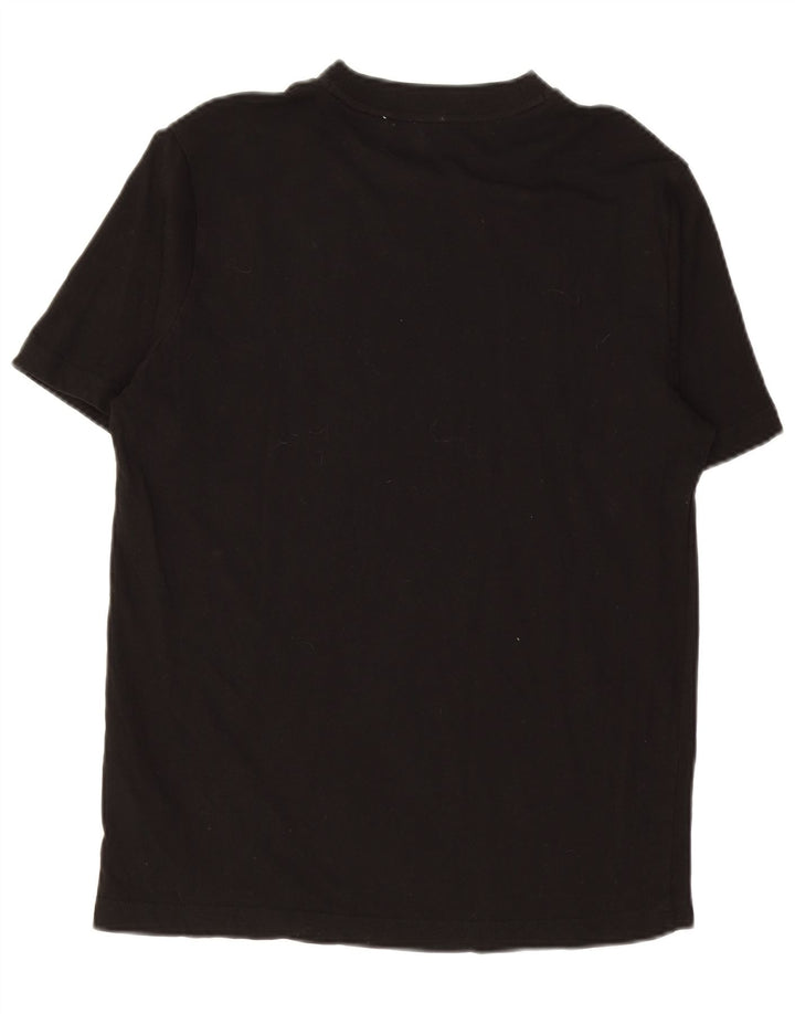 Puma - Camiseta gráfica para hombre, talla pequeña, algodón negro