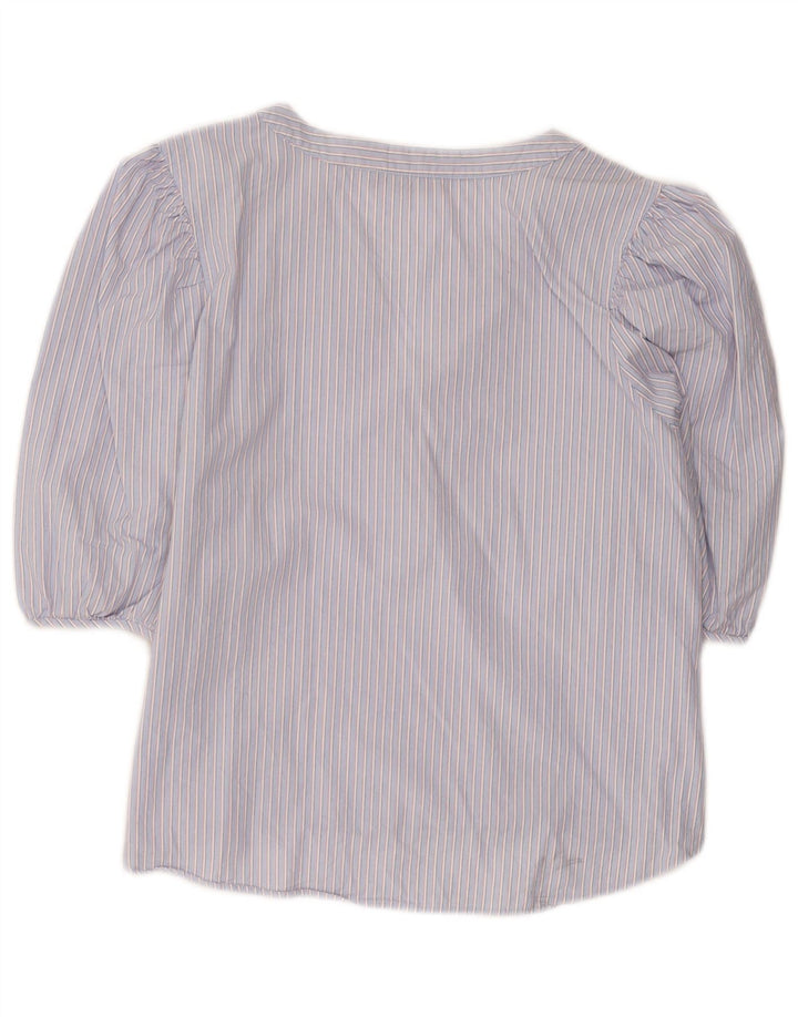 Marks & Spencer - Camisa tipo jersey para mujer, talla 40, talla mediana, color azul a rayas