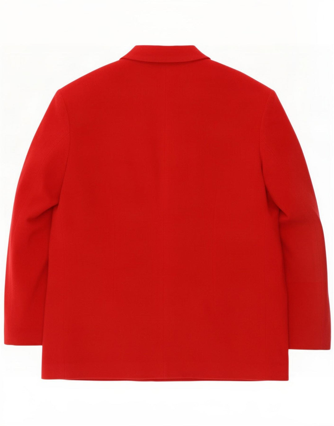 Chaqueta tipo blazer vintage con doble botonadura para mujer IT 50 XL Rojo