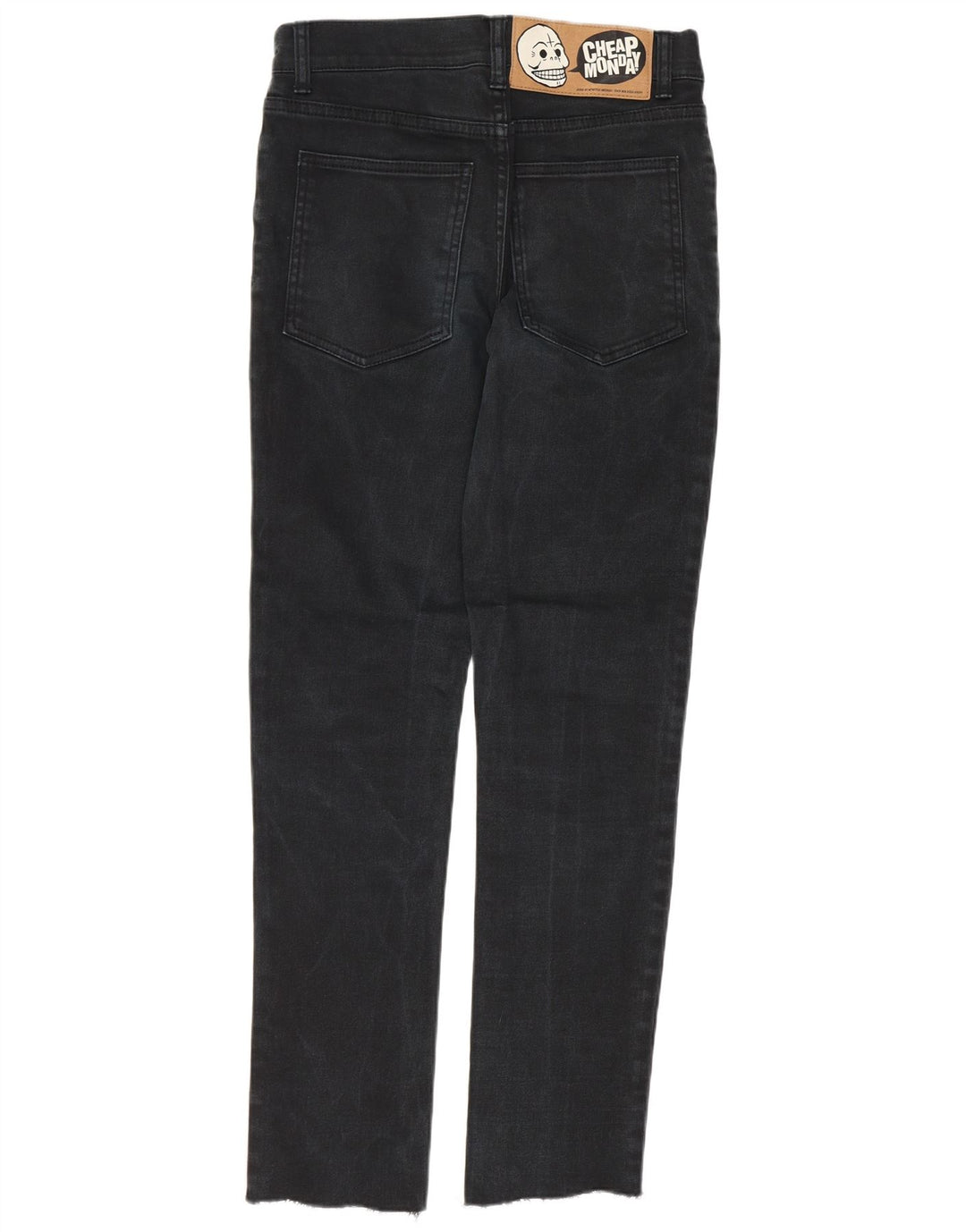 Vaqueros ajustados para mujer de Cheap Monday W27 L28 Algodón negro