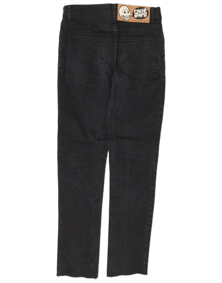 Vaqueros ajustados para mujer de Cheap Monday W27 L28 Algodón negro