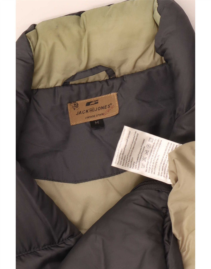 Jack & Jones Chaleco acolchado para hombre UK 44 Nylon gris medio