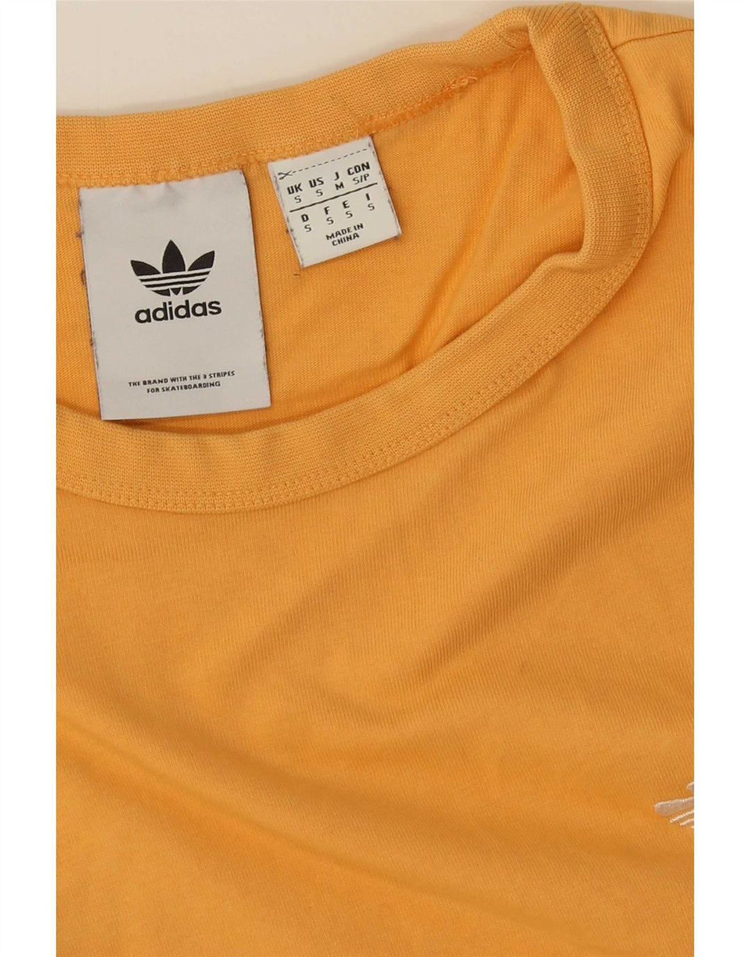 Camiseta Adidas Hombre Top Small Naranja
