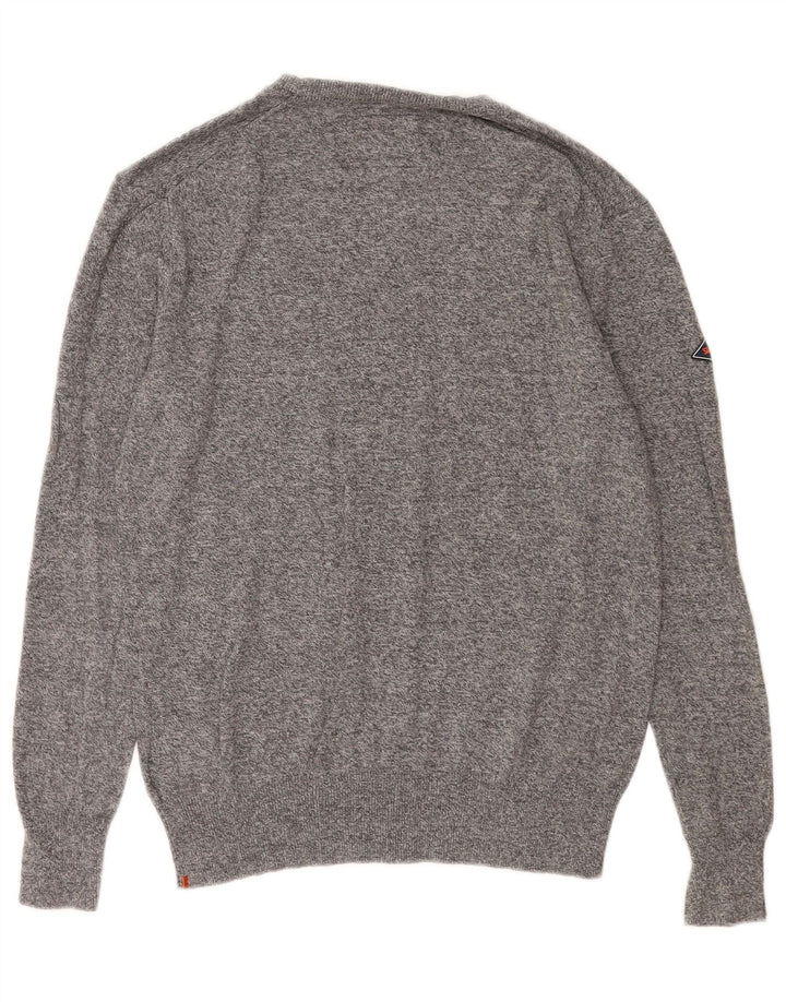 Superdry Jersey Con Cuello Barco Para Hombre De Algodón Gris Medio