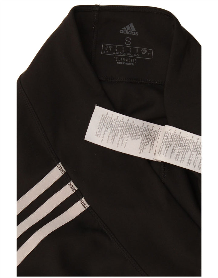Adidas Leggings Climalite para mujer Reino Unido 8/10 Pequeño Negro Poliéster