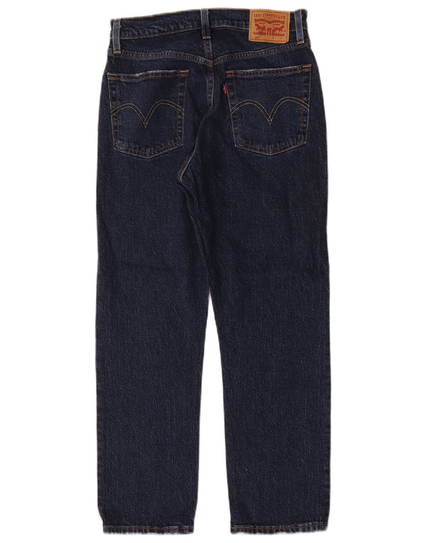 Levi's Vaqueros Rectos Desgastados De Cintura Alta 501 Para Mujer W26 L26 Azul Marino