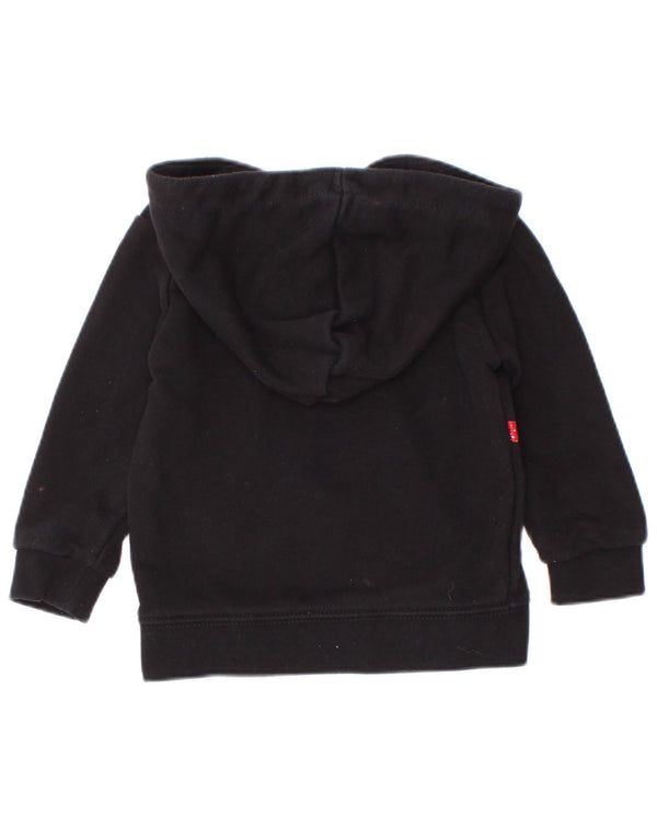Jordan - Sudadera con capucha para bebé, niño, 12-18 meses, color negro
