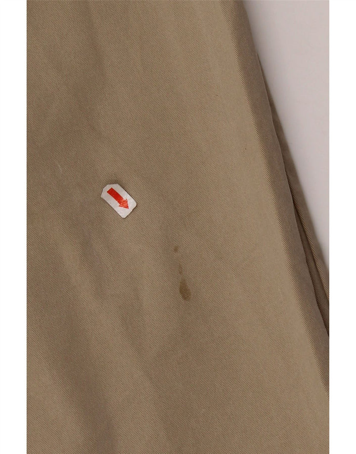 IZOD Pantalón chino recto para hombre W38 L30 Algodón beige