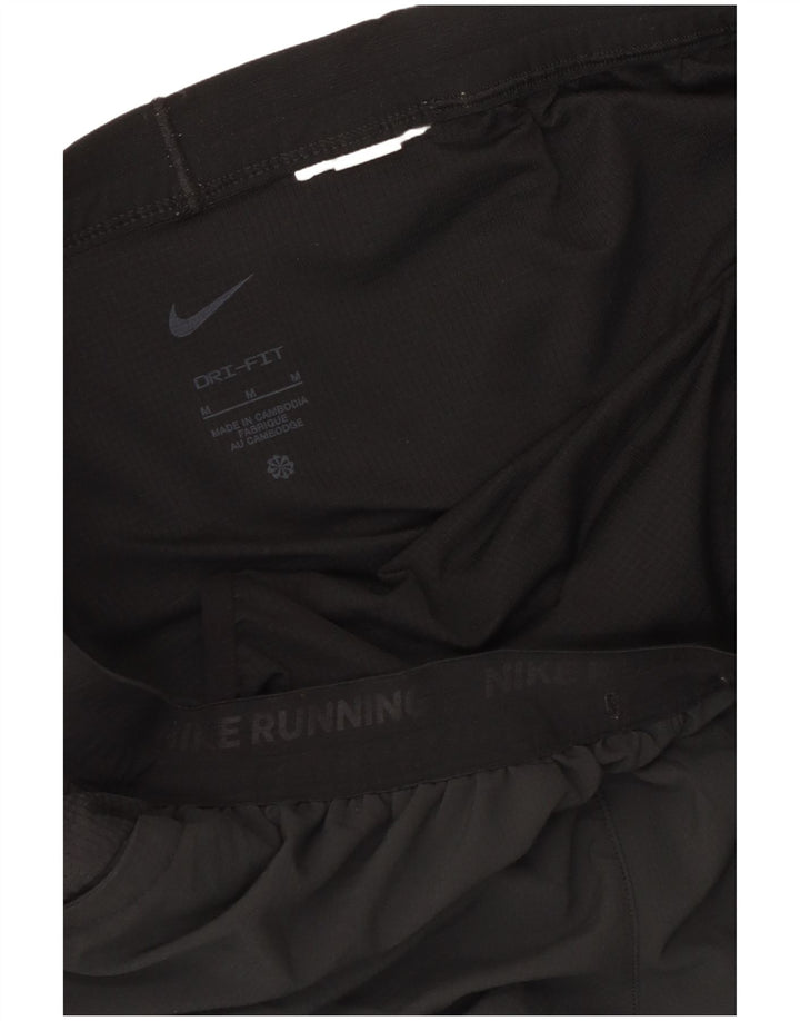 Nike Dri Fit Graphic - Pantalones cortos deportivos para mujer, talla M, color negro