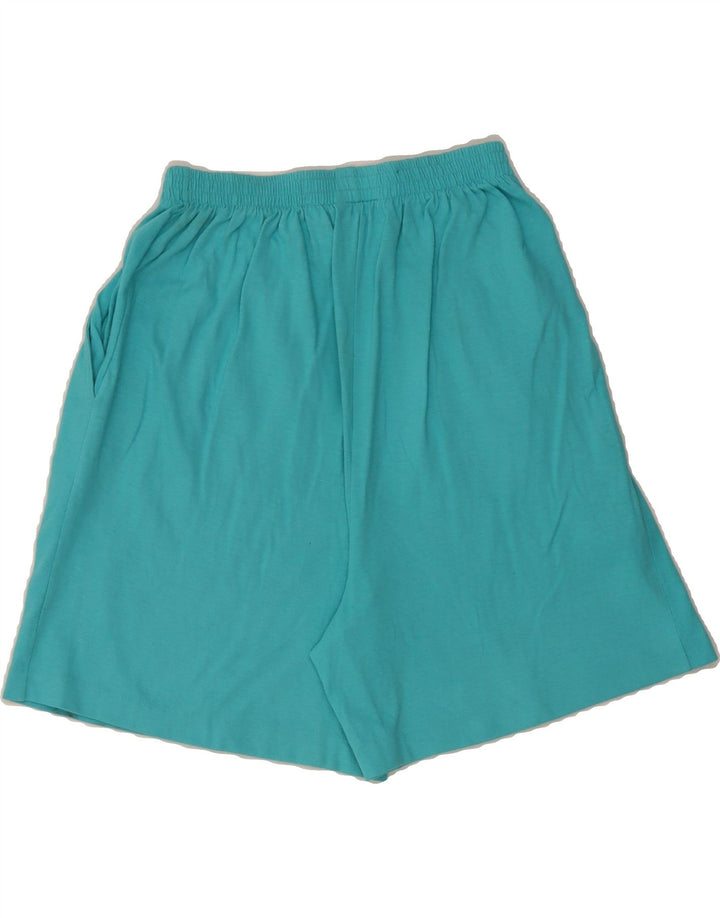 L.L.BEAN Womens Sport Shorts UK 12 Medium  Blue Cotton Vintage L.L.Bean and Second-Hand L.L.Bean from Messina Hembry 