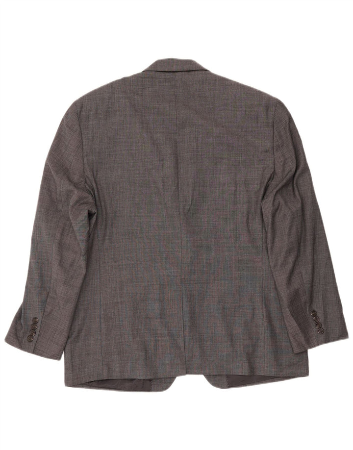 CHAPS Chaqueta tipo blazer de 2 botones para hombre UK 44 2XL Lana gris