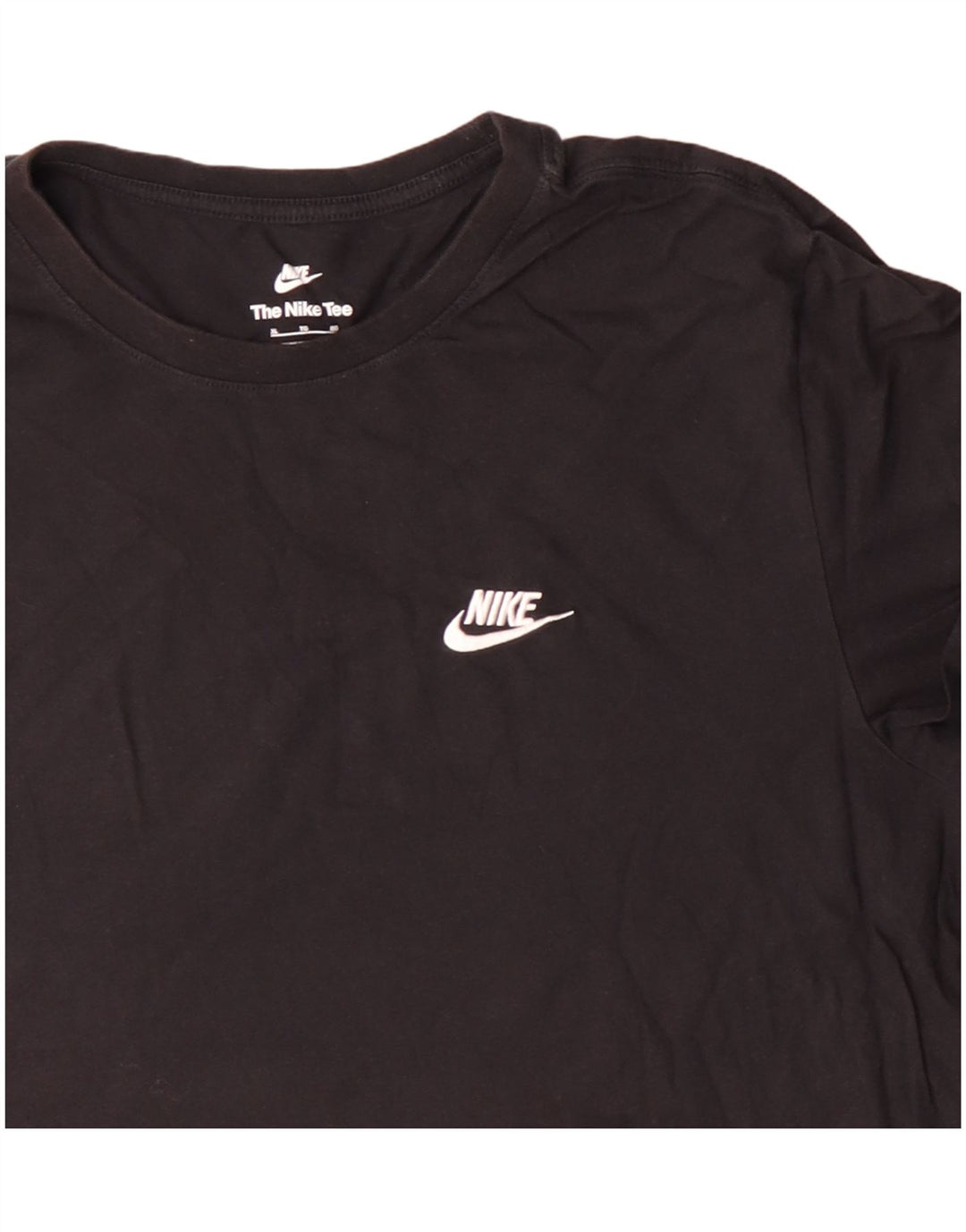 Camiseta Nike Hombre Top XL Algodón Negro