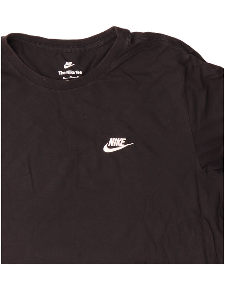 Camiseta Nike Hombre Top XL Algodón Negro