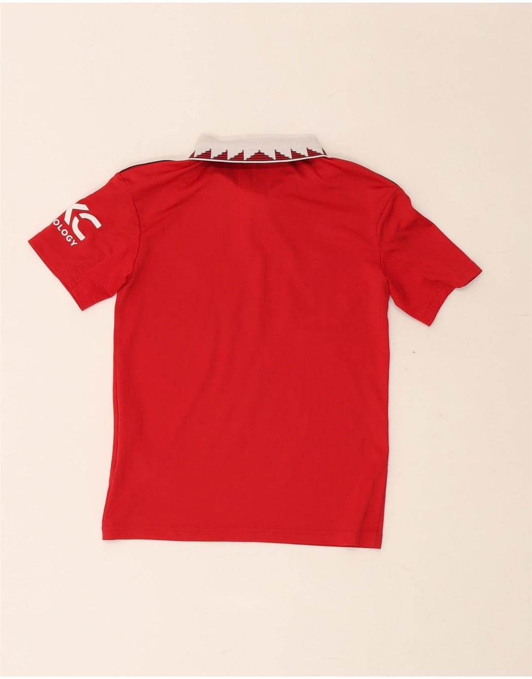 ADIDAS Polo para niño Manchester United Graphic 9-10 años Rojo Poliéster