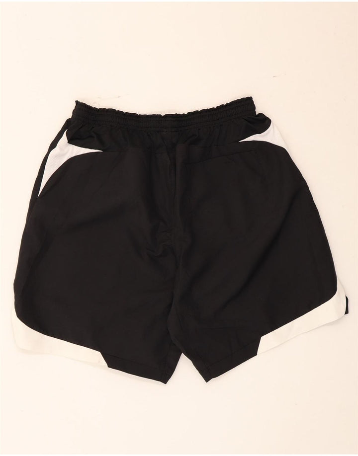 Pantalones cortos deportivos Umbro para hombre, poliéster color block negro grande