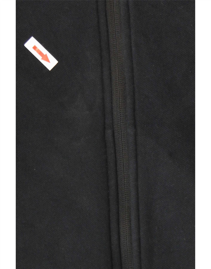 Puma Mens Graphic Chándal Top Chaqueta Pequeña Negro