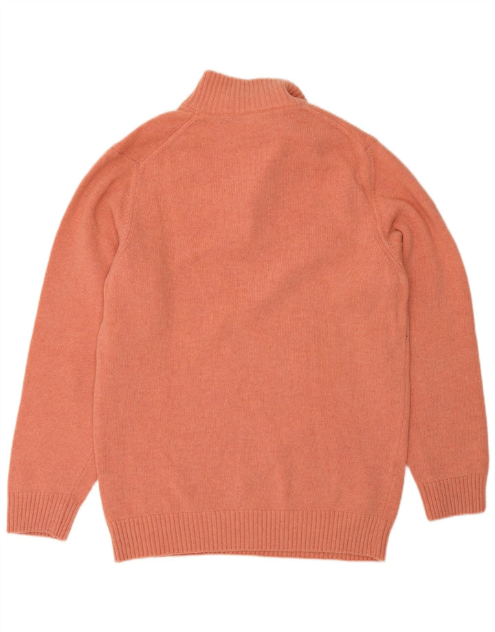 Sergio Tacchini Jersey De Cuello Con Cremallera Para Hombre De Lana Naranja Mediana