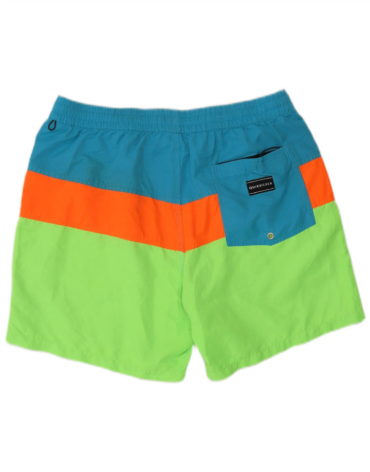 QUIKSILVER Bañador para Hombre Grande Multicolor Colorblock Poliéster
