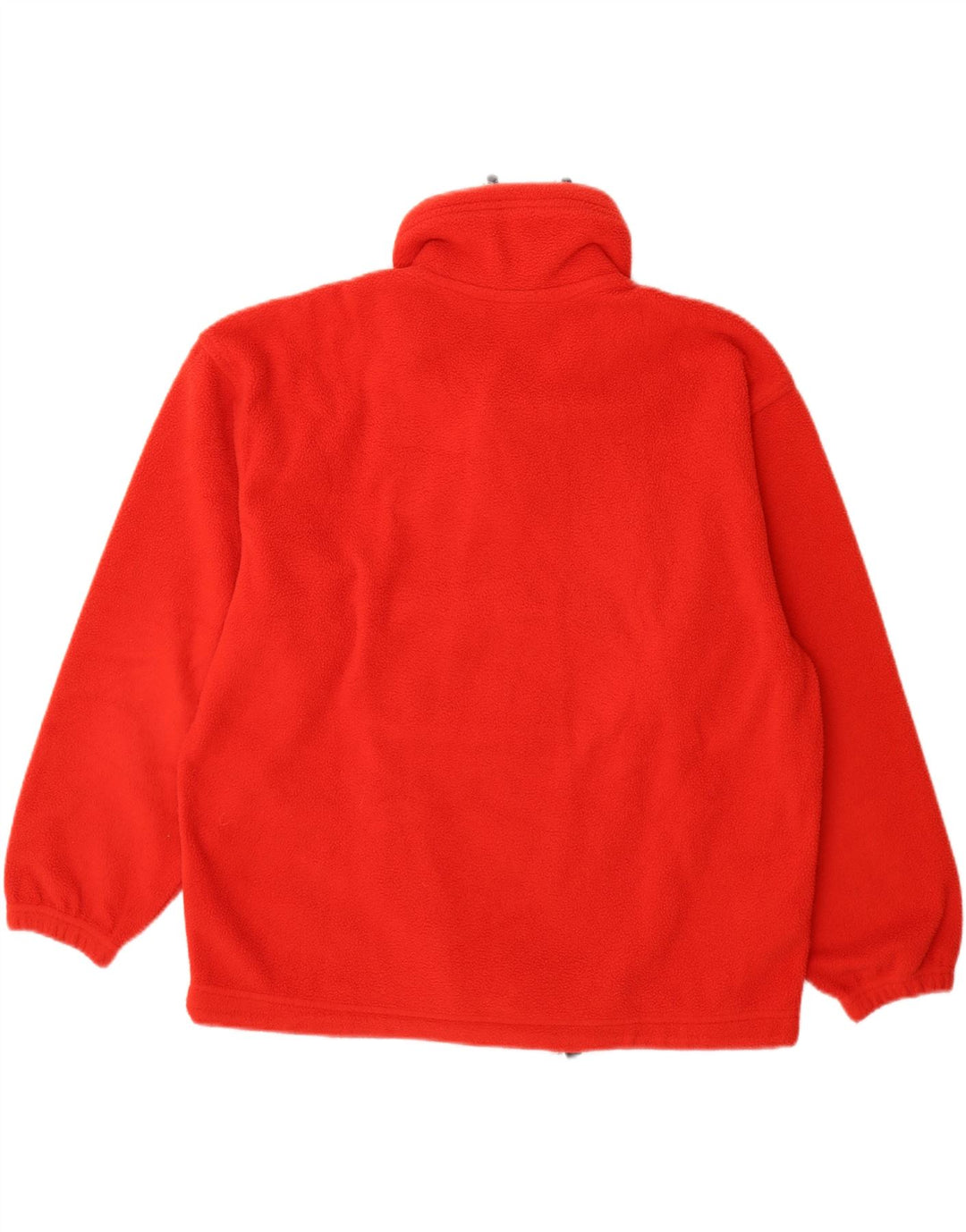 KAPPA Hombre Jersey De Forro Polar Con Cuello Con Botones Medium Red