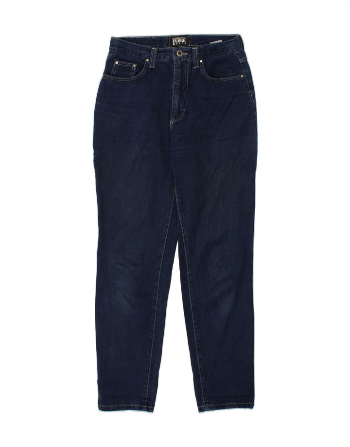 GIANFRANCO FERRE Womens Slim Jeans W31 L29 Navy Blue Cotton Vintage Gianfranco Ferre and Second-Hand Gianfranco Ferre from Messina Hembry 
