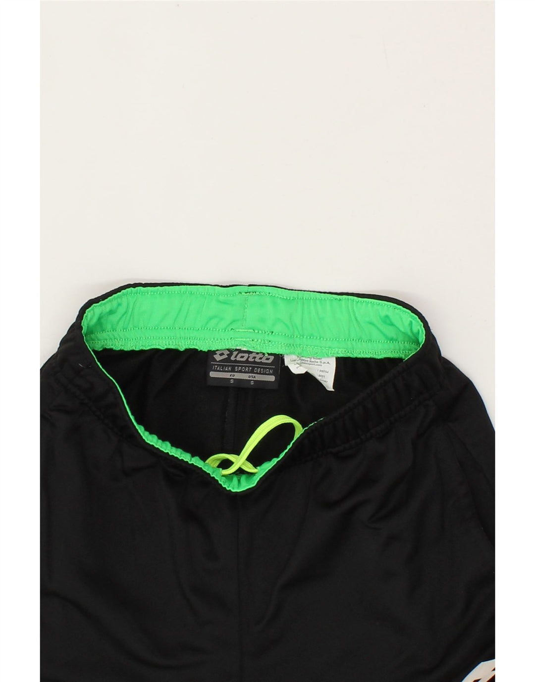 LOTTO Boys Tracksuit Trousers Joggers 9-10 Years Small Black Polyester Vintage Lotto and Second-Hand Lotto from Messina Hembry 