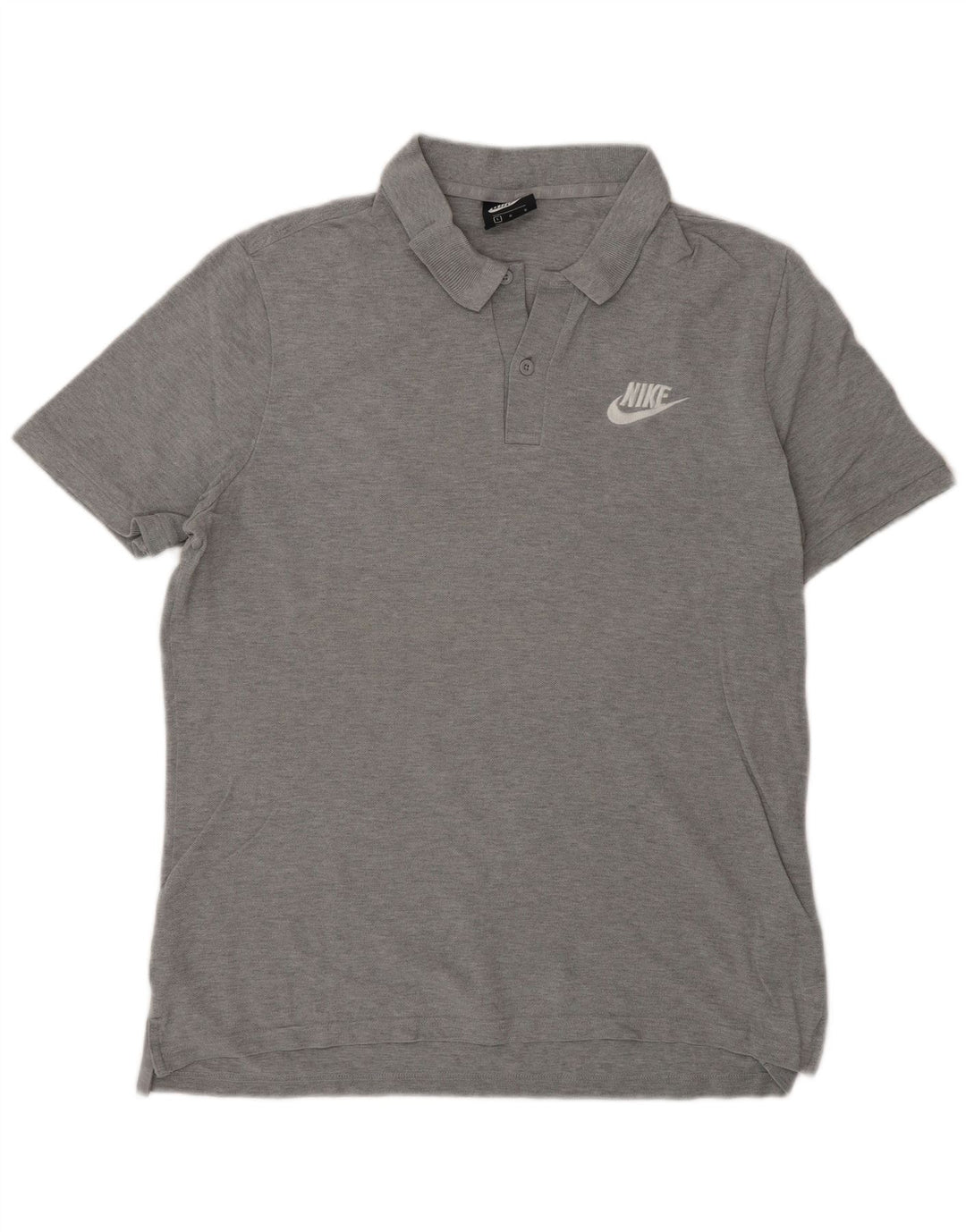 Nike Polo para hombre de algodón moteado gris grande