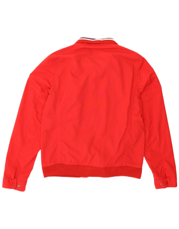 Tommy Hilfiger Chaqueta Bomber para Hombre UK 40 Large Nylon Rojo