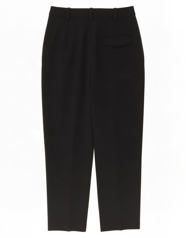 Topshop Pantalones de traje con cintura alta para mujer UK 10 Small W27 L26 Negro
