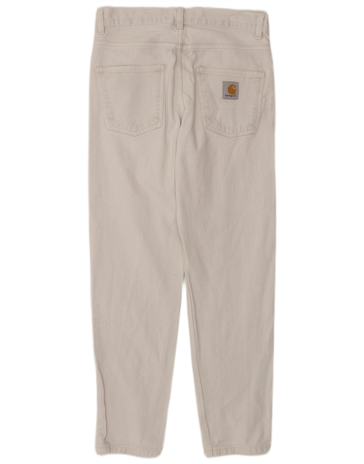 Vaqueros Carhartt Hombre Slim W28 L28 Algodón Blanco
