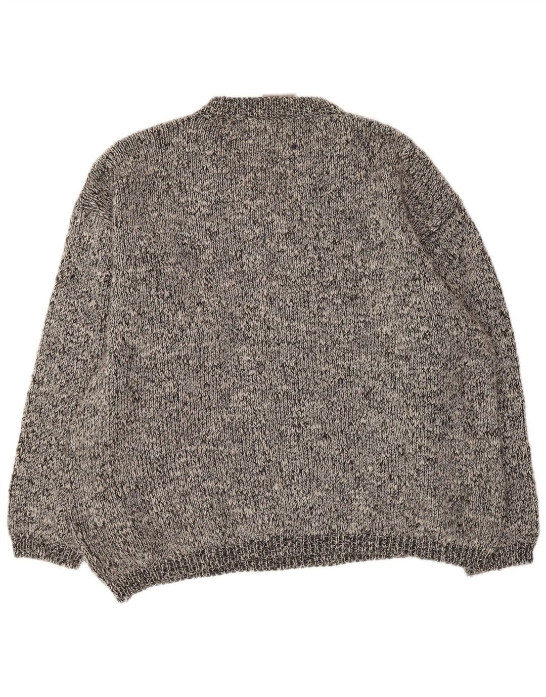 Consenso Jersey con Cuello en V para Hombre XL Lana Moteada Gris