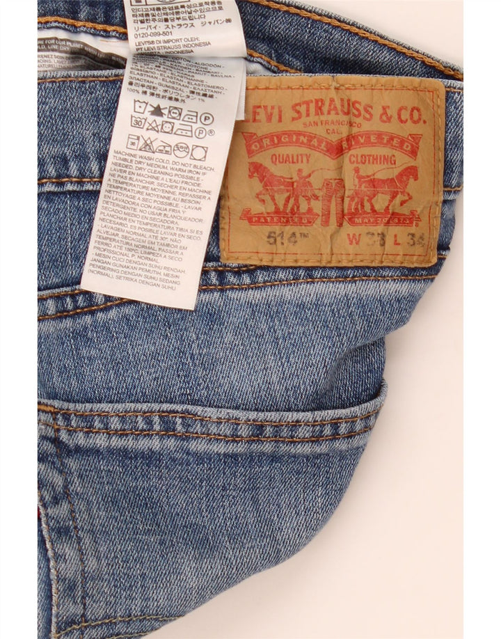 LEVI'S Jeans rectos 514 para hombre W38 L34 Algodón azul