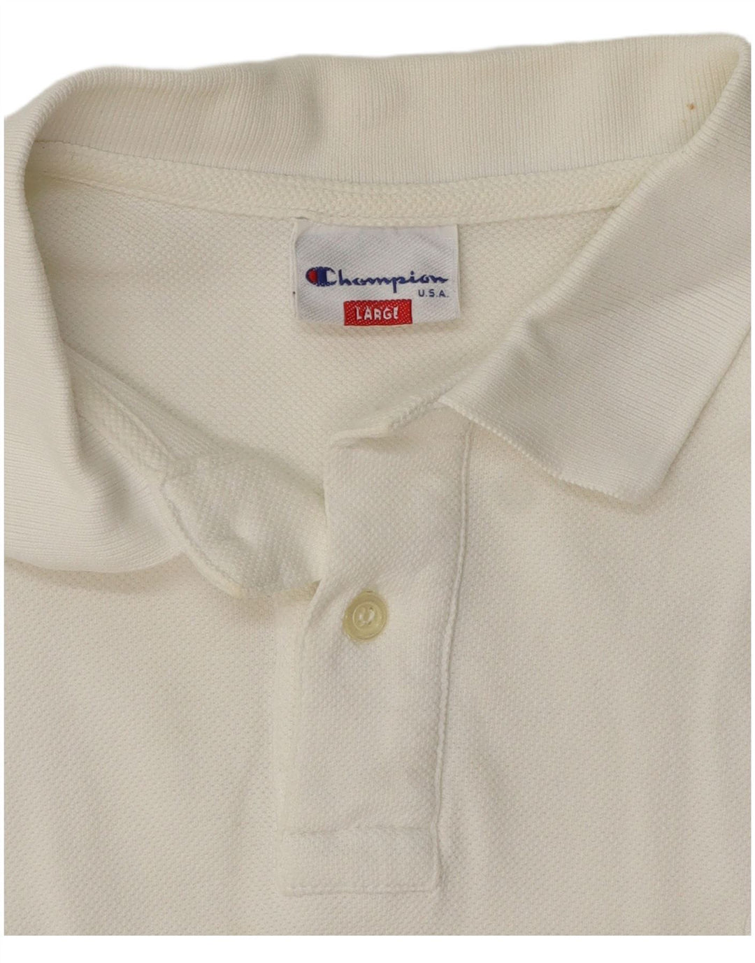 Champion Polo Mujer UK 40 Grande Blanco