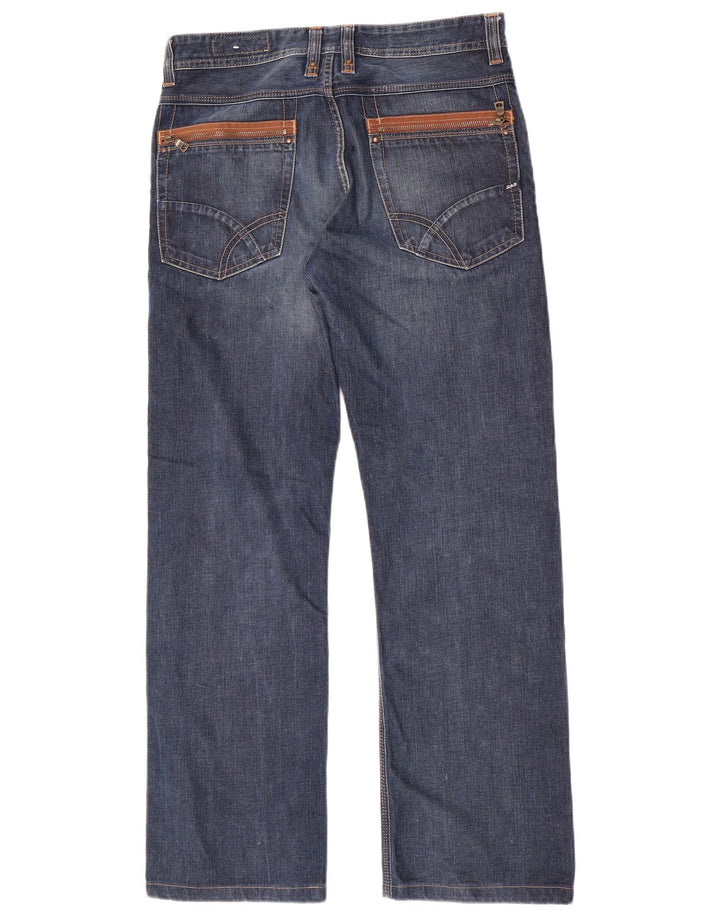 Vaqueros rectos para hombre Gas W32 L31 Algodón azul