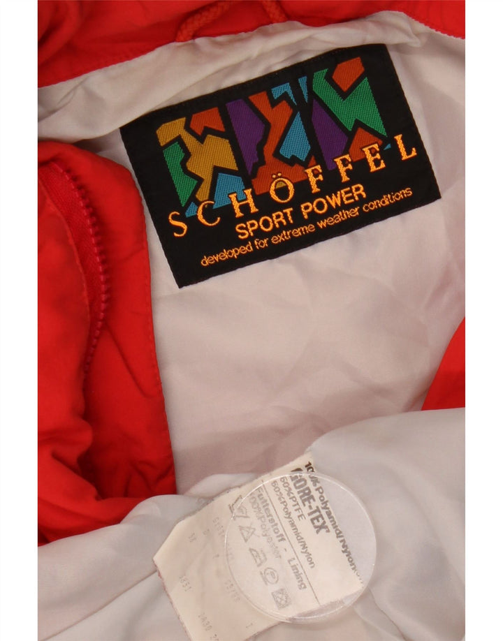 SCHAEFER Chaqueta Anorak con capucha Gore-Tex para hombre UK 44 2XL Poliamida roja
