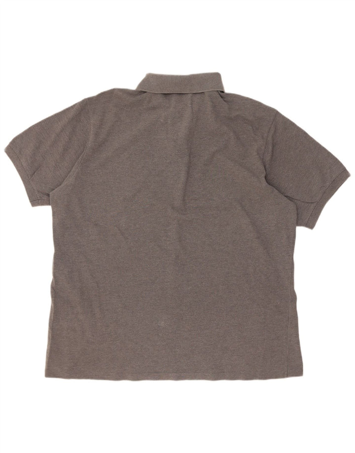 Polo Lacoste para hombre talla 7 2XL gris