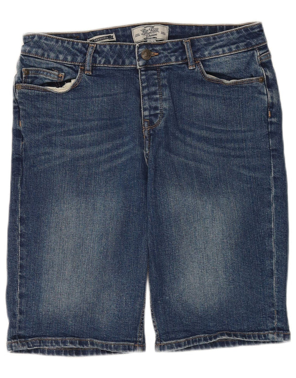 Bermudas vaqueras para mujer Fat Face UK 12 Medium W30 Algodón azul