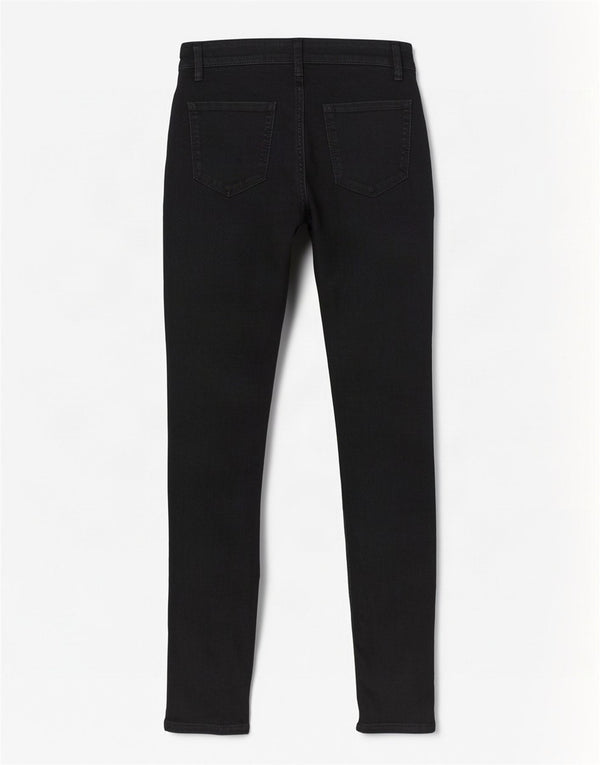Vaqueros superpitillo Joni para mujer de Topshop W26 L30 Algodón negro