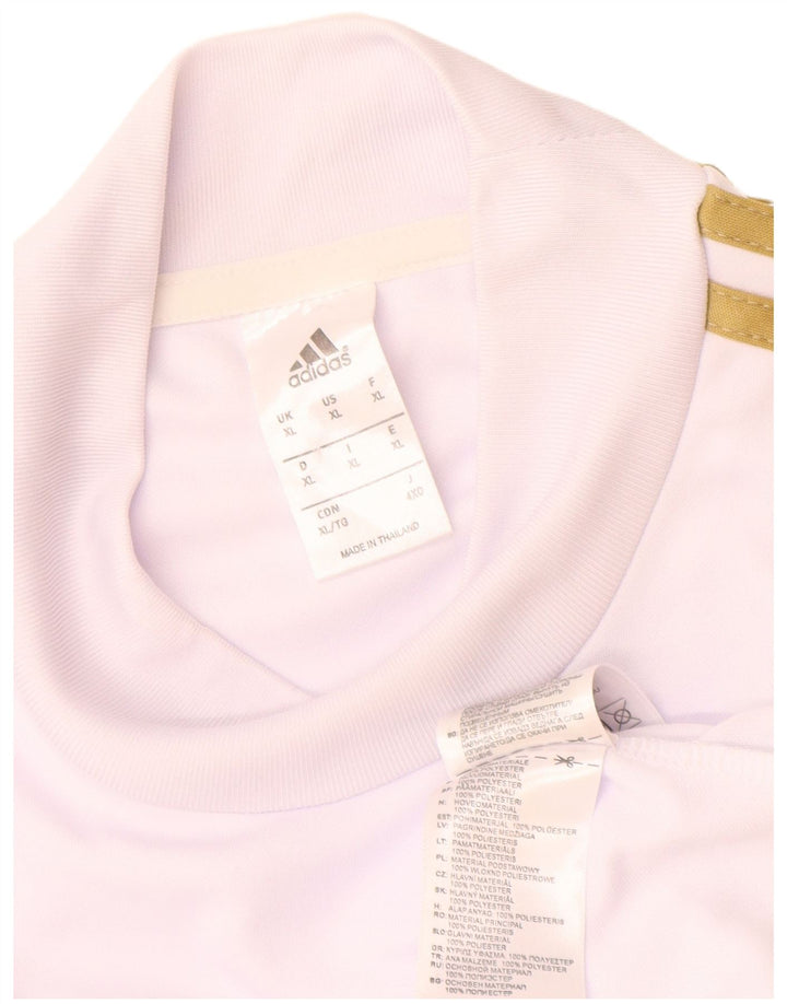 Adidas Hombre Real Madrid Camiseta Manga Larga XL Blanco Poliéster